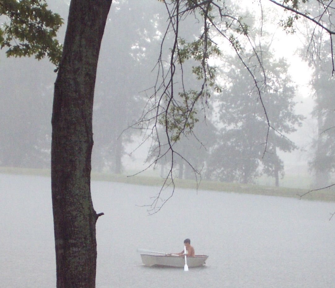Brad in that ol' rowboat