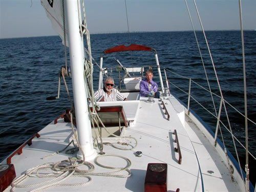 The Elizabeth in Choctawhatchee Bay 4/28/06